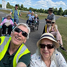 Pedalling down Lime Avenue