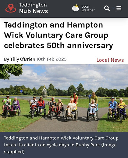 Teddington Nub News article